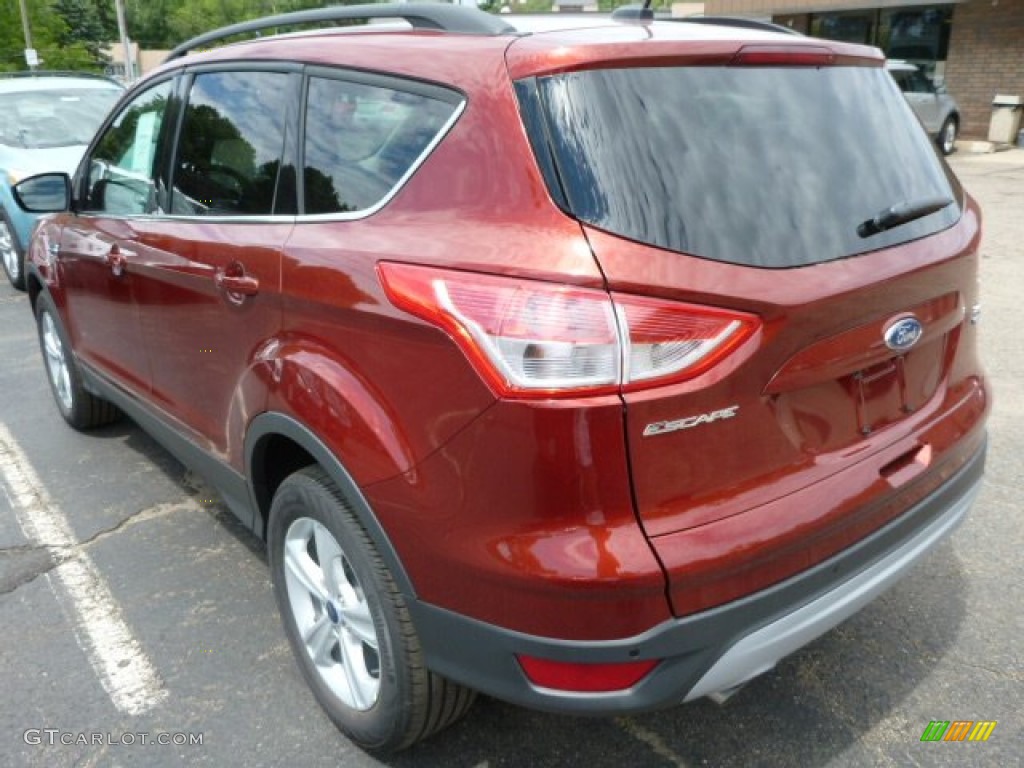 2014 Escape SE 1.6L EcoBoost 4WD - Sunset / Charcoal Black photo #4