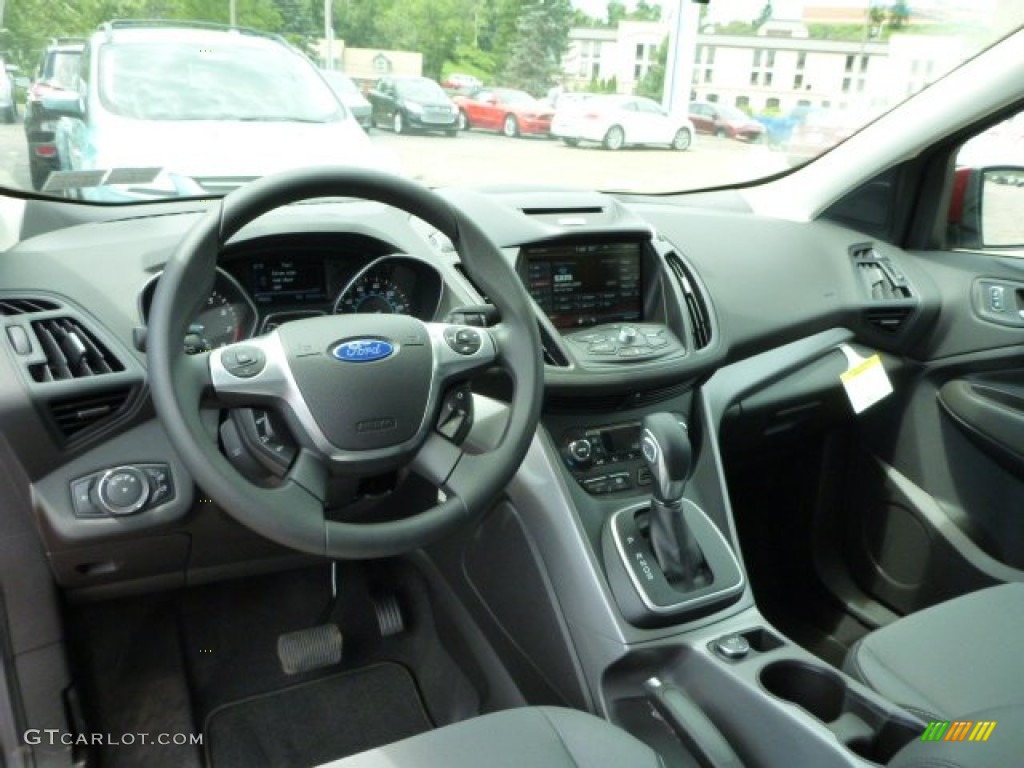 2014 Ford Escape SE 1.6L EcoBoost 4WD Charcoal Black Dashboard Photo #84163293