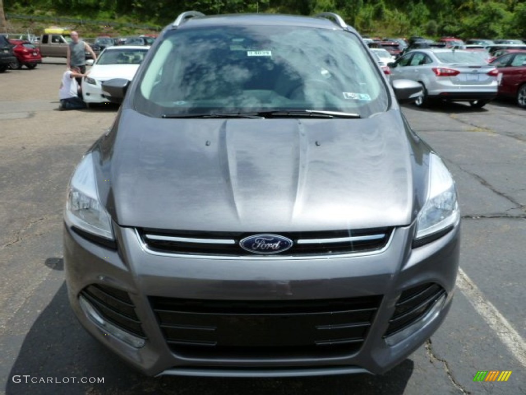 2014 Escape Titanium 2.0L EcoBoost 4WD - Sterling Gray / Medium Light Stone photo #6