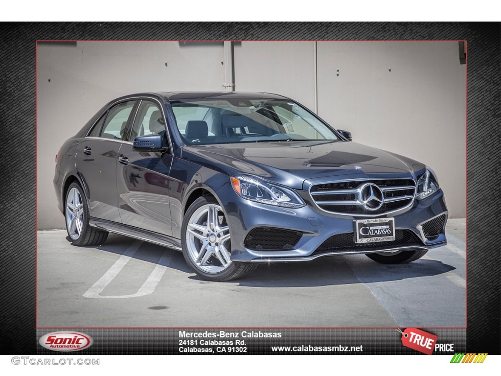 2014 E 350 Sport Sedan - Steel Gray Metallic / Gray/Dark Gray photo #1