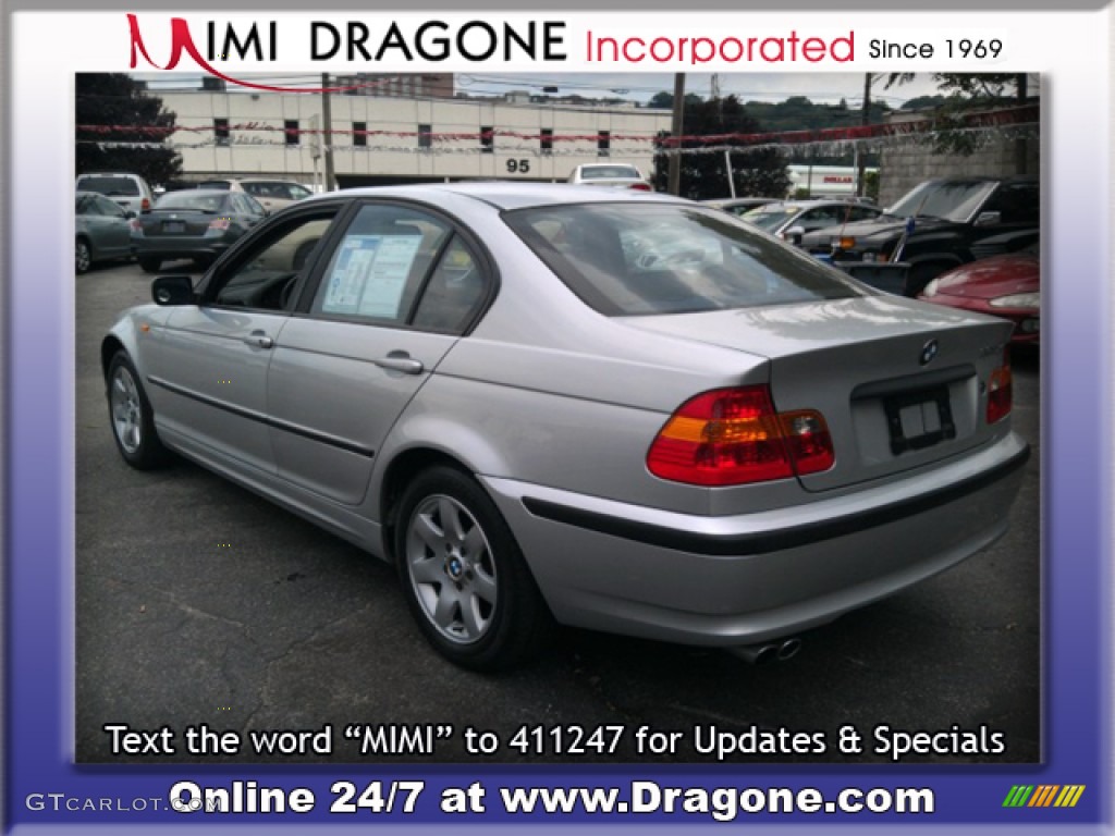 2003 3 Series 325xi Sedan - Titanium Silver Metallic / Black photo #8