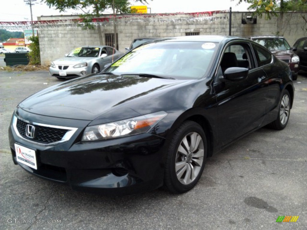 2008 Accord EX Coupe - Nighthawk Black Pearl / Black photo #1