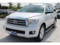 2008 Super White Toyota Sequoia Platinum  photo #3