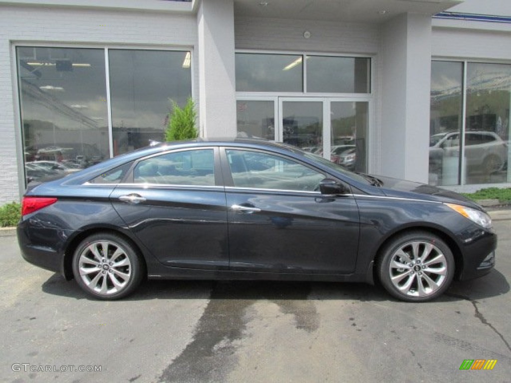 2013 Sonata SE - Pacific Blue Pearl / Gray photo #2