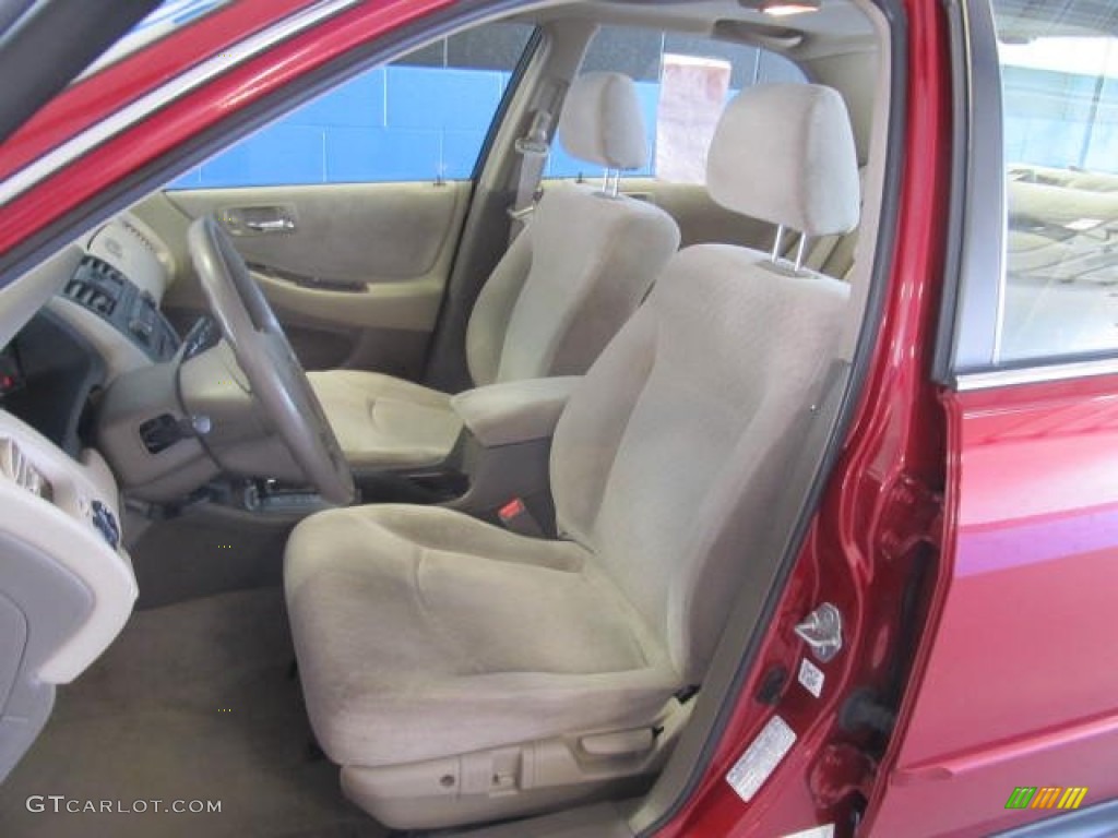 Ivory Interior 2002 Honda Accord EX Sedan Photo #84169053