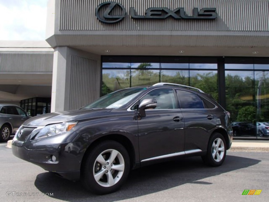 2010 RX 350 AWD - Truffle Brown Mica / Black/Brown Walnut photo #1
