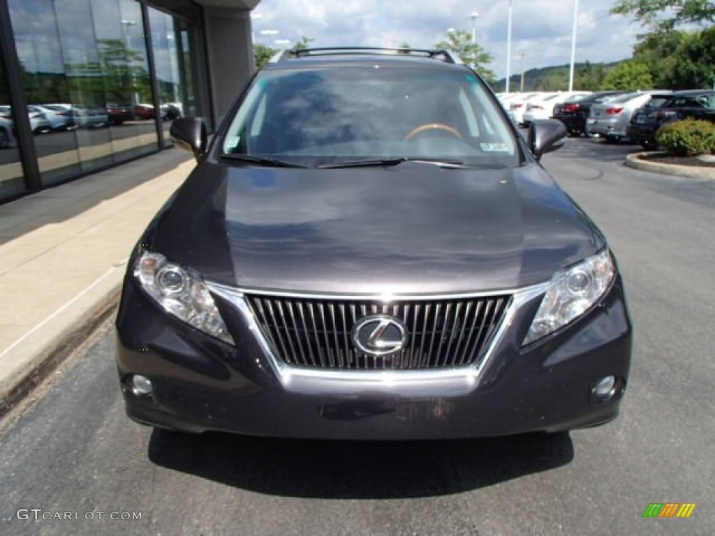 2010 RX 350 AWD - Truffle Brown Mica / Black/Brown Walnut photo #3