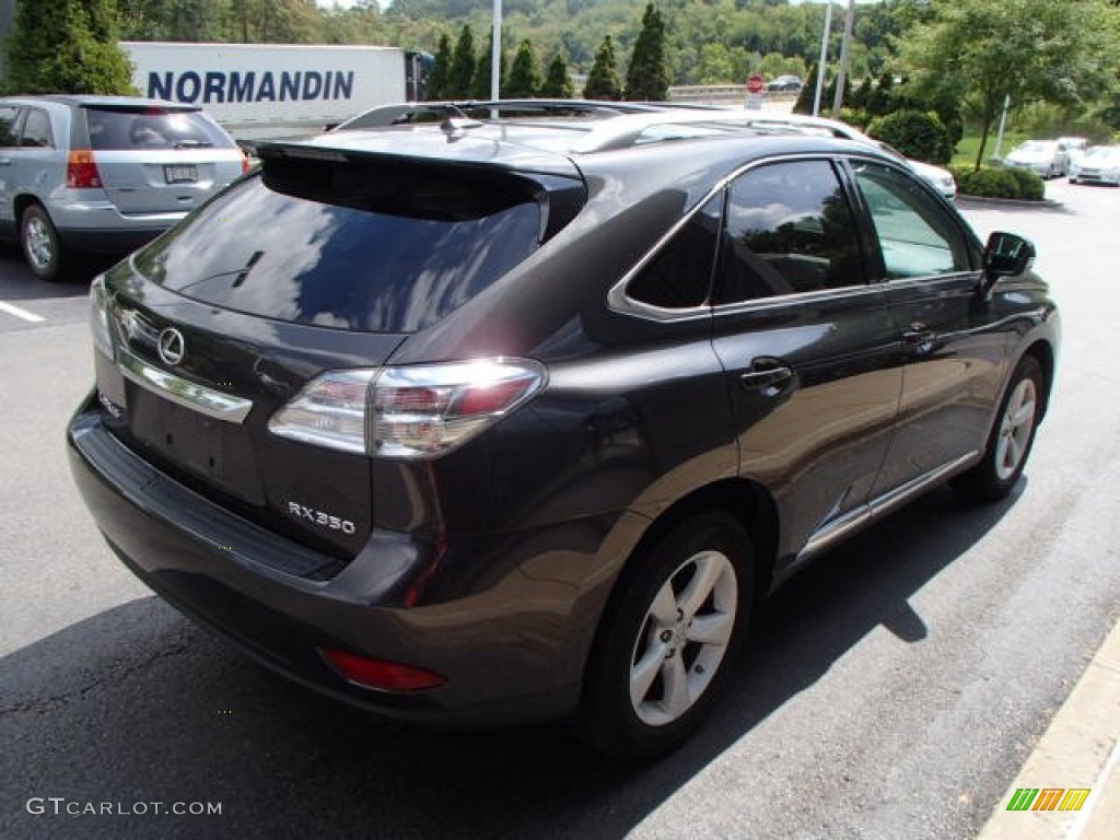 2010 RX 350 AWD - Truffle Brown Mica / Black/Brown Walnut photo #5