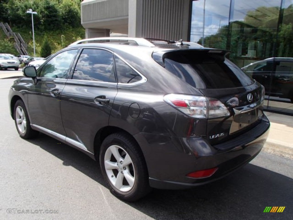 2010 RX 350 AWD - Truffle Brown Mica / Black/Brown Walnut photo #7