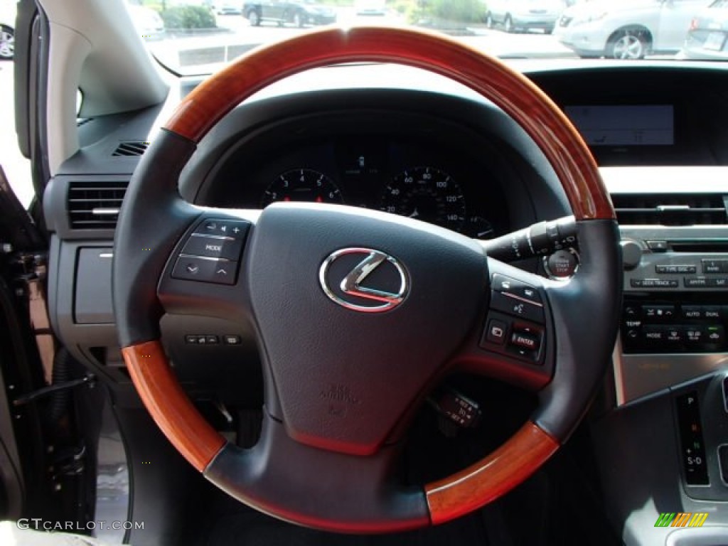 2010 RX 350 AWD - Truffle Brown Mica / Black/Brown Walnut photo #17