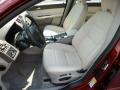 2011 Volvo V50 Umbra/Calcite Leather Interior Front Seat Photo