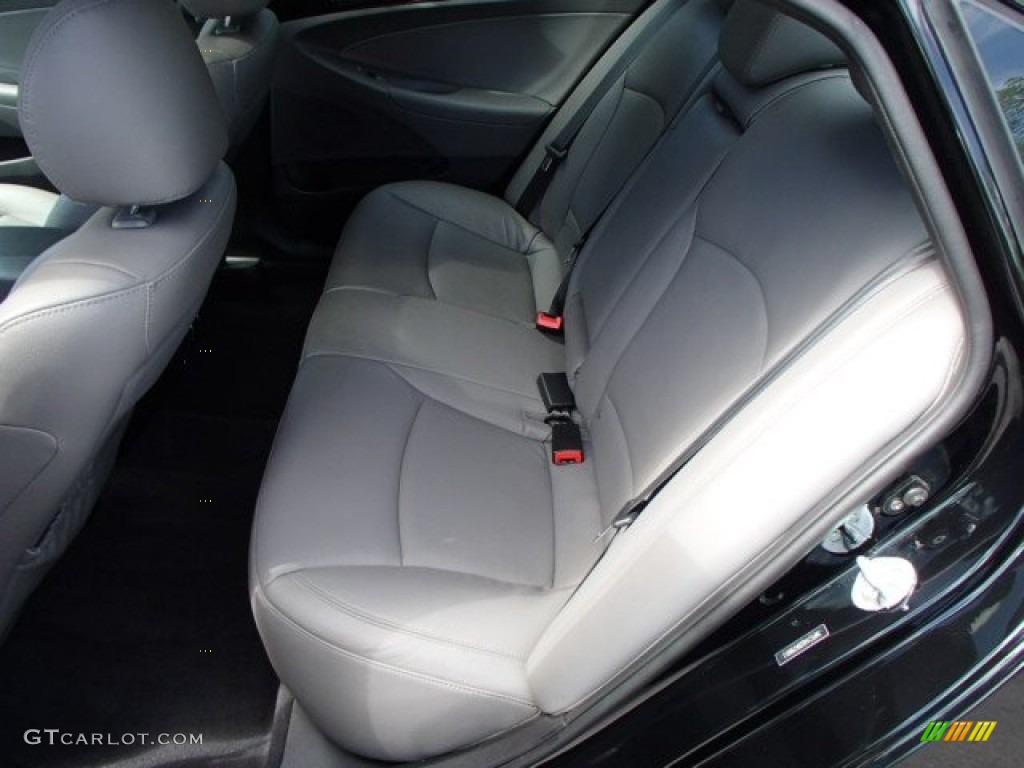 2011 Sonata Limited 2.0T - Midnight Black / Gray photo #10