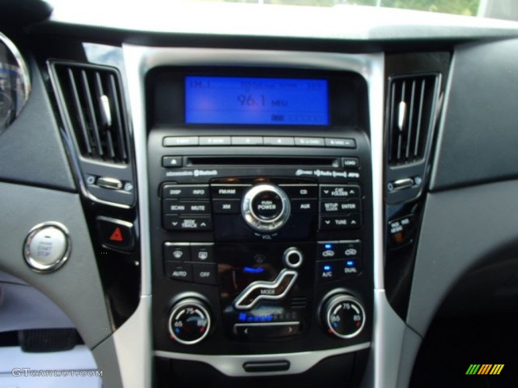 2011 Sonata Limited 2.0T - Midnight Black / Gray photo #15