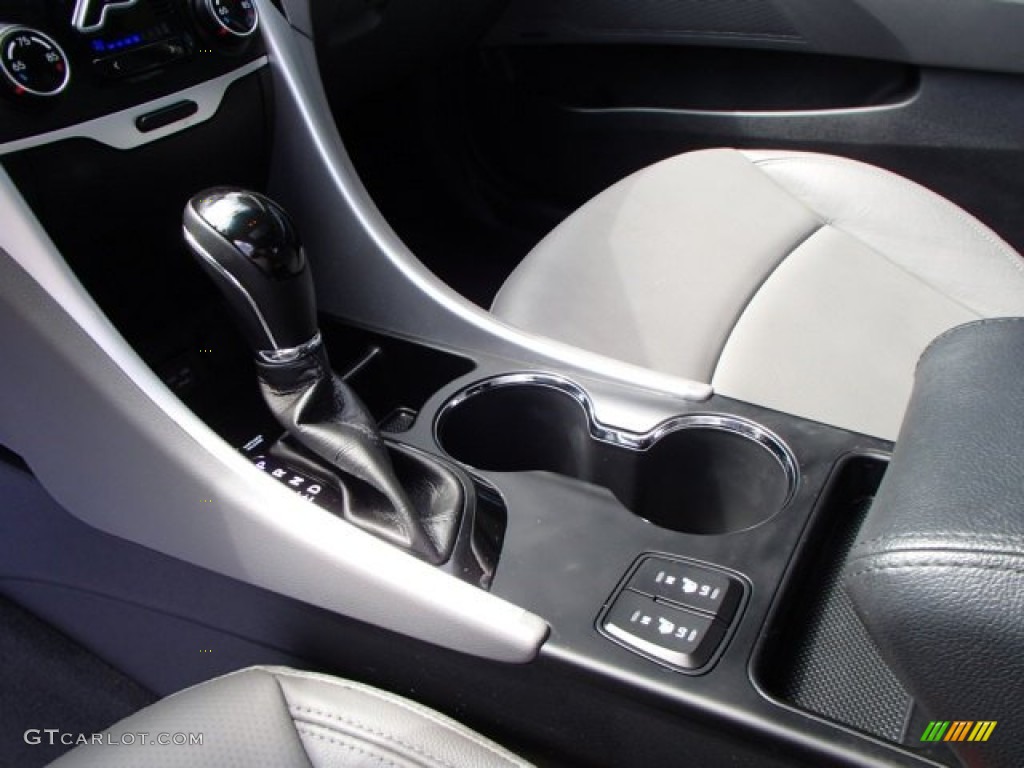 2011 Sonata Limited 2.0T - Midnight Black / Gray photo #16