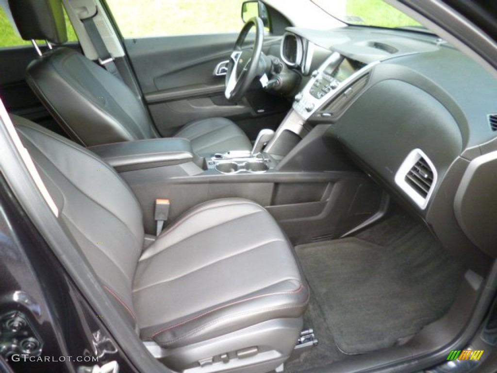 Jet Black Interior 2013 Chevrolet Equinox LTZ AWD Photo #84170601