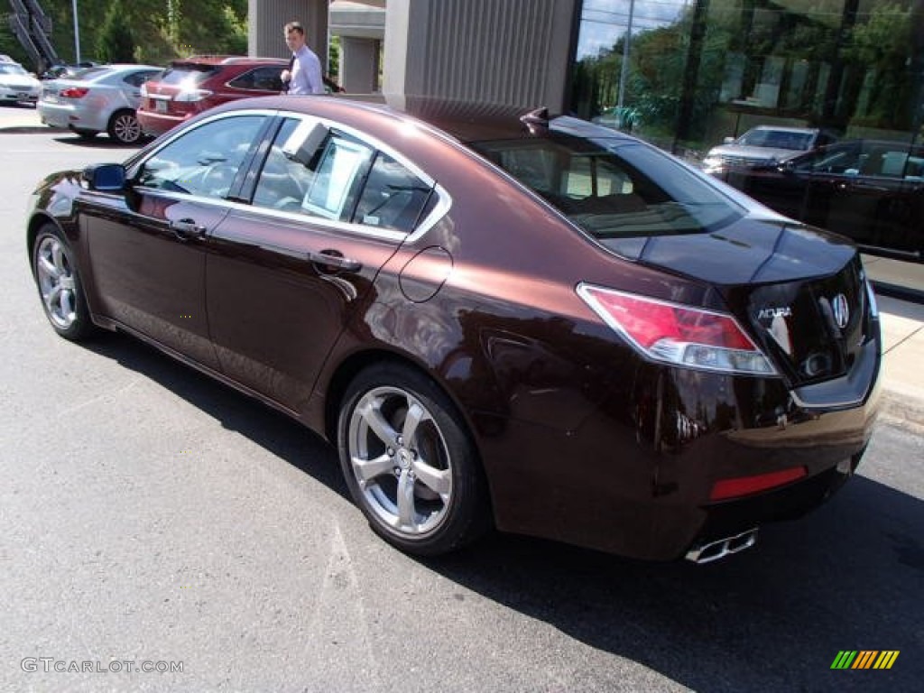 2009 TL 3.7 SH-AWD - Basque Red Pearl / Ebony photo #7