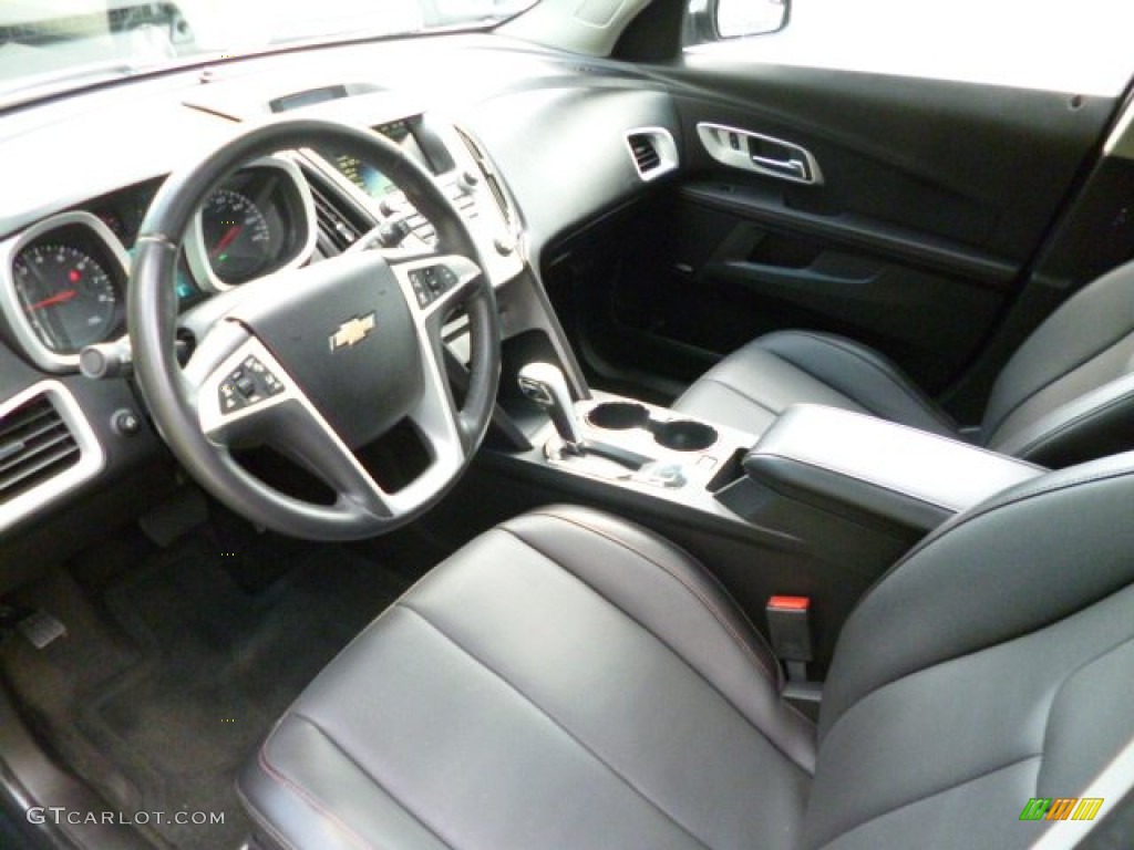 Jet Black Interior 2013 Chevrolet Equinox LTZ AWD Photo #84170771