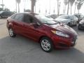 2014 Ruby Red Ford Fiesta SE Sedan  photo #7