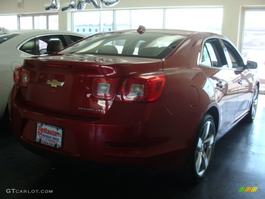 2013 Malibu LTZ - Crystal Red Tintcoat / Cocoa/Light Neutral photo #4