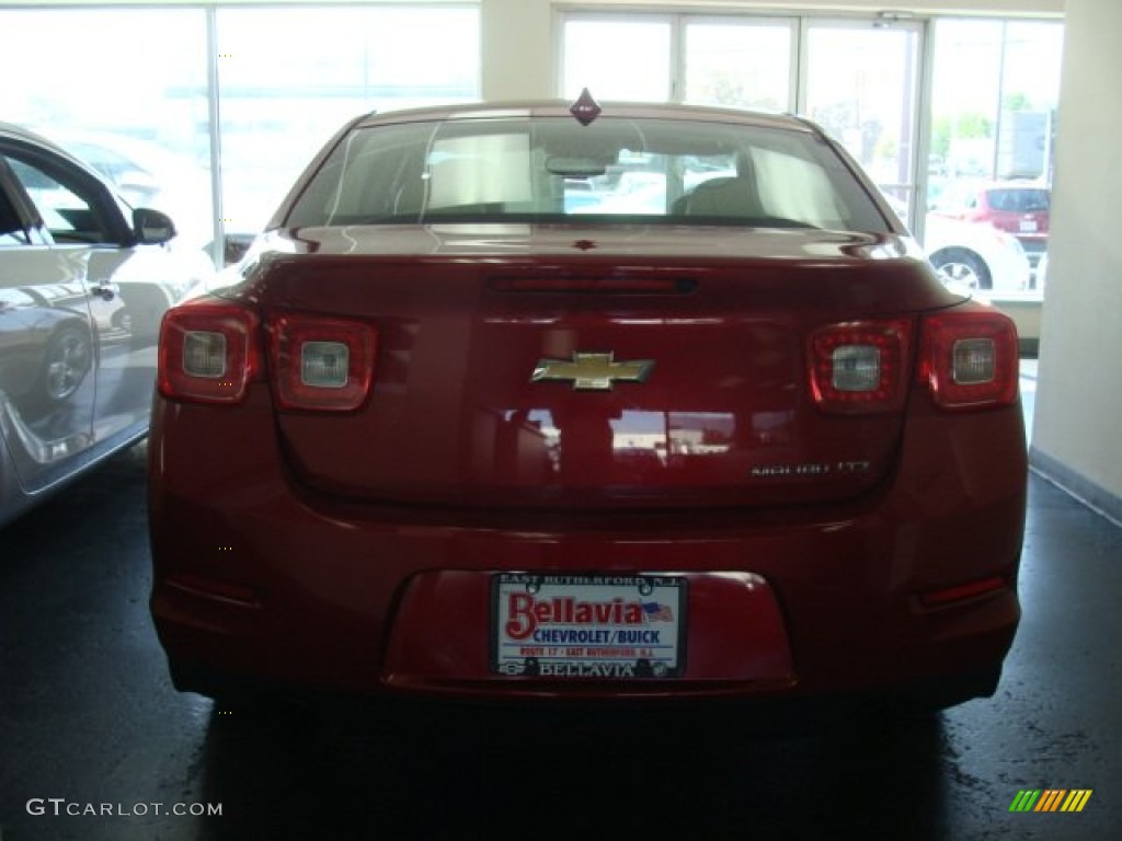 2013 Malibu LTZ - Crystal Red Tintcoat / Cocoa/Light Neutral photo #5