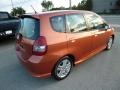 2008 Blaze Orange Metallic Honda Fit Sport  photo #7