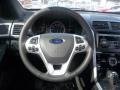 Charcoal Black 2014 Ford Explorer Limited Steering Wheel