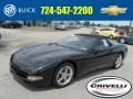 2002 Black Chevrolet Corvette Convertible  photo #2