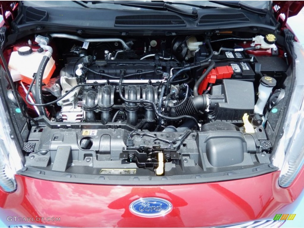2014 Ford Fiesta SE Sedan 1.6 Liter DOHC 16-Valve Ti-VCT 4 Cylinder Engine Photo #84173712