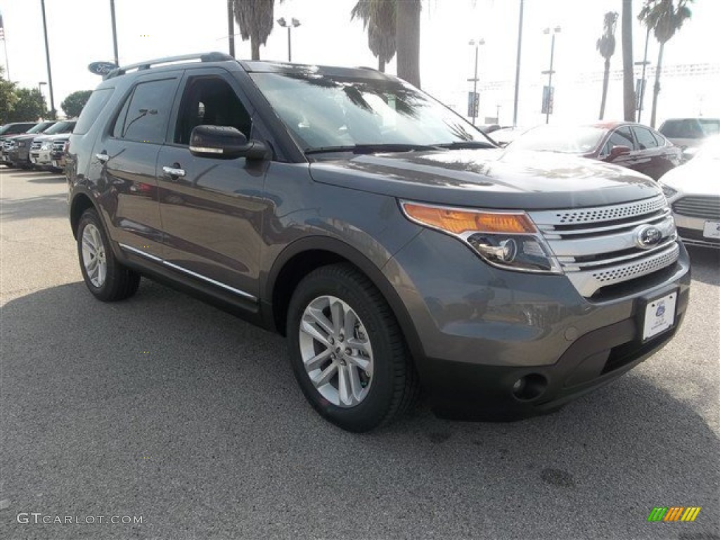 Sterling Gray 2014 Ford Explorer XLT Exterior Photo #84174696