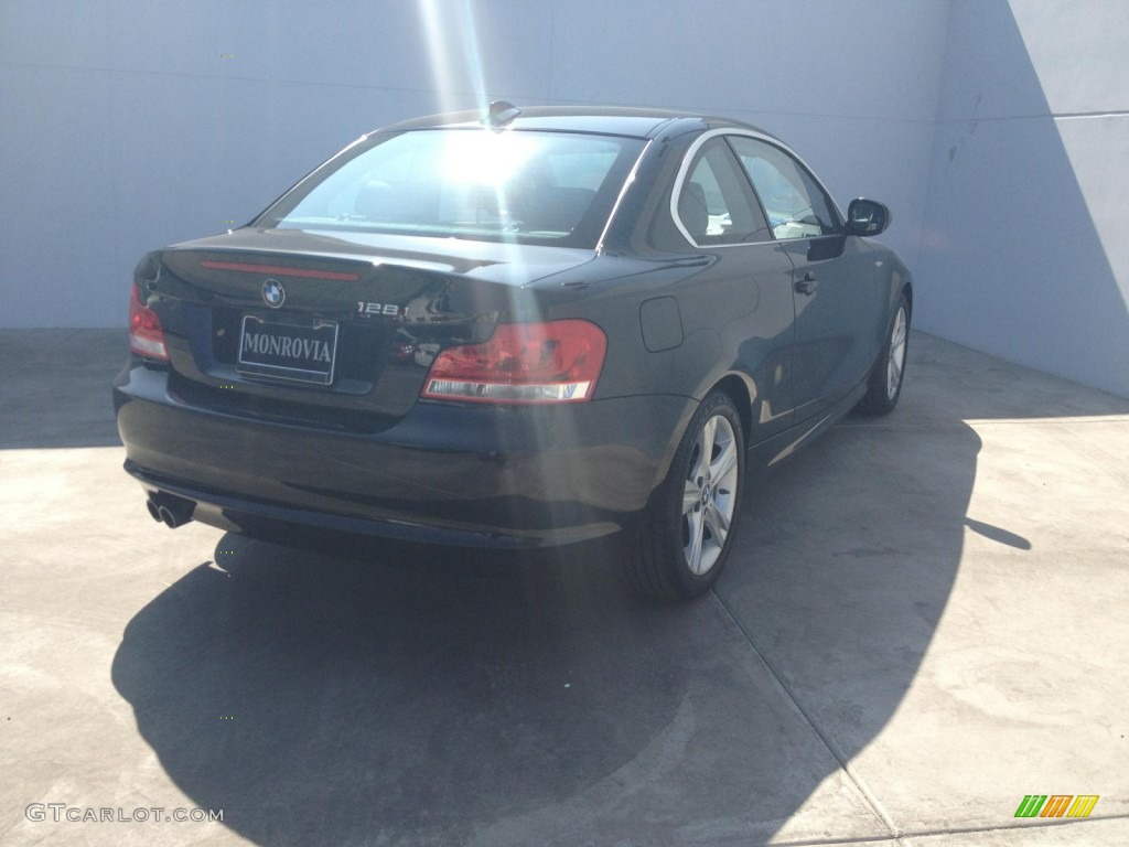 2012 1 Series 128i Coupe - Jet Black / Black photo #4