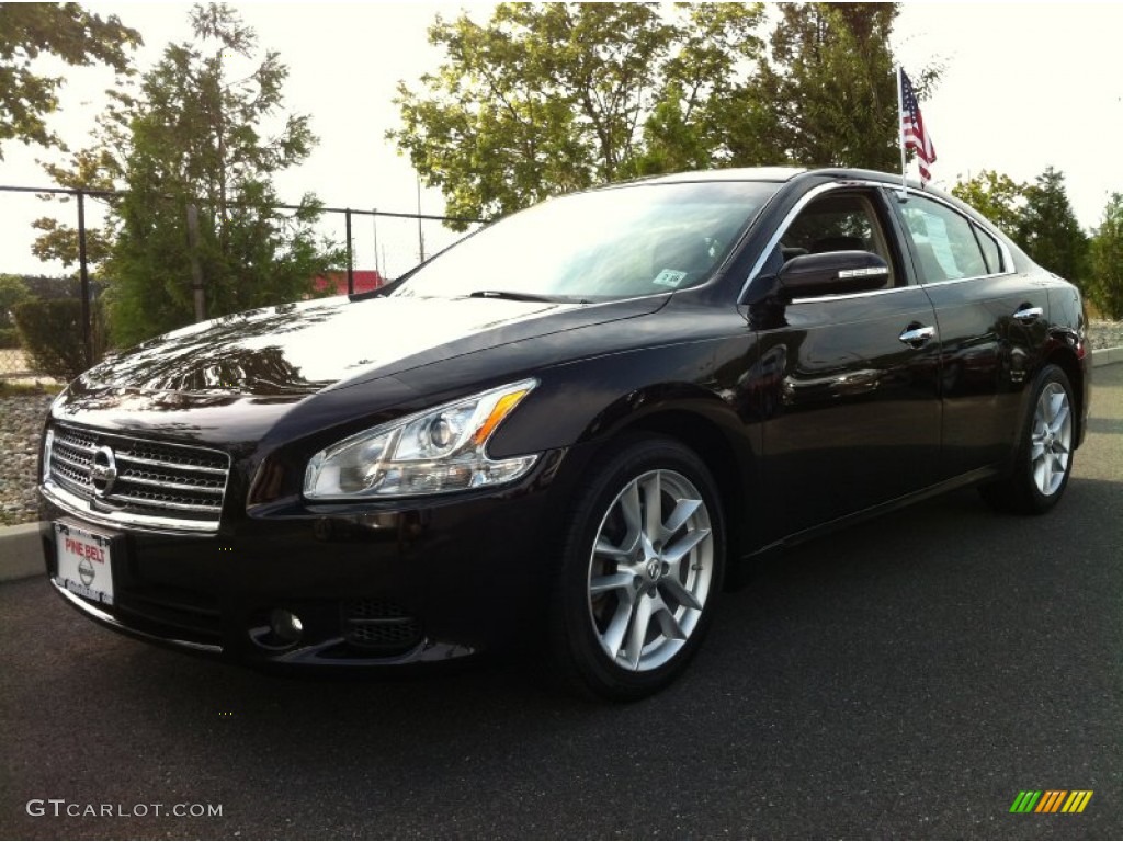 Crimson Black Nissan Maxima