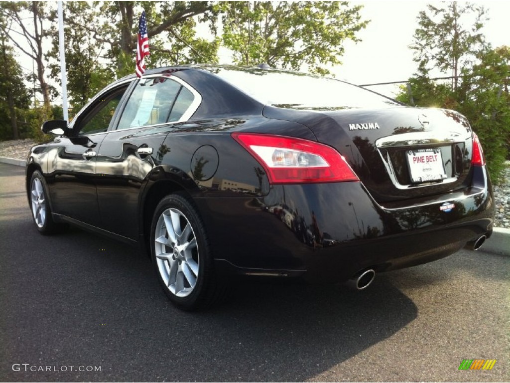 2011 Maxima 3.5 SV - Crimson Black / Charcoal photo #5