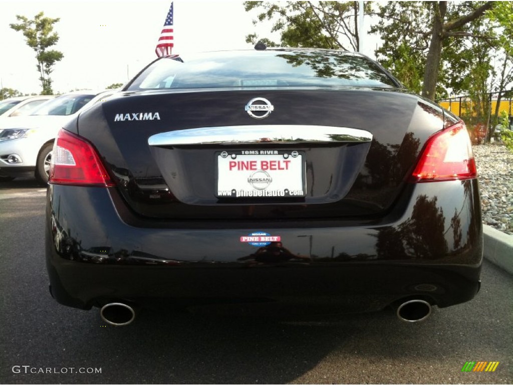 2011 Maxima 3.5 SV - Crimson Black / Charcoal photo #6