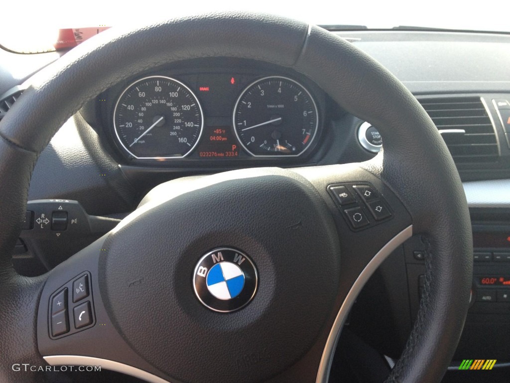 2012 1 Series 128i Coupe - Jet Black / Black photo #23