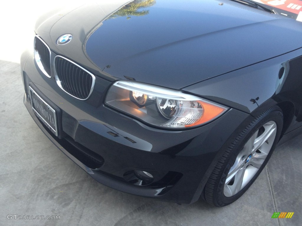 2012 1 Series 128i Coupe - Jet Black / Black photo #28