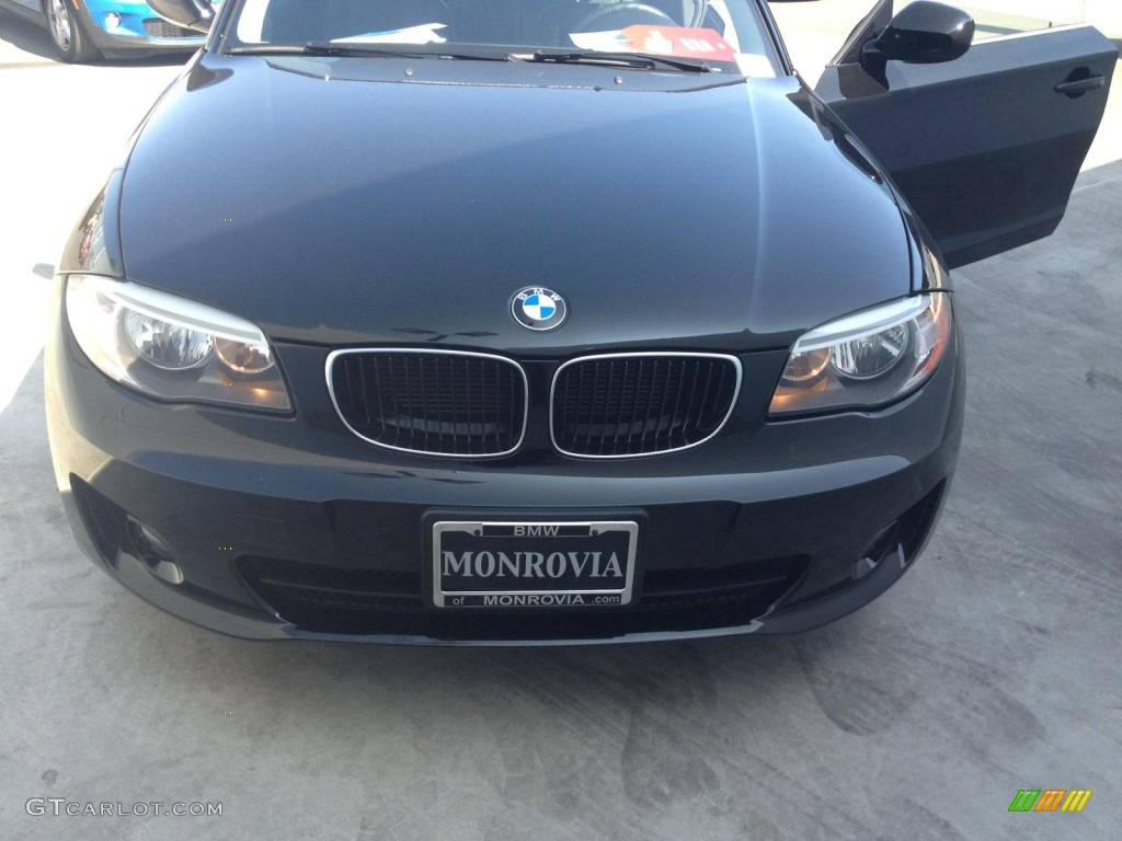 2012 1 Series 128i Coupe - Jet Black / Black photo #29