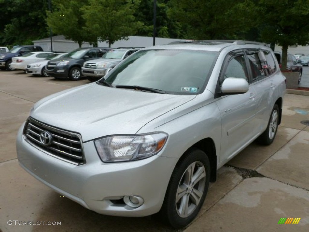 2010 Highlander Sport 4WD - Classic Silver Metallic / Ash photo #3