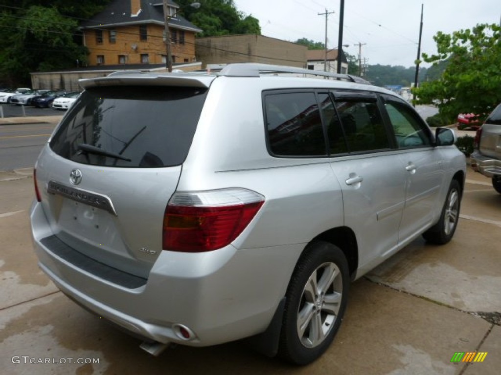 2010 Highlander Sport 4WD - Classic Silver Metallic / Ash photo #11