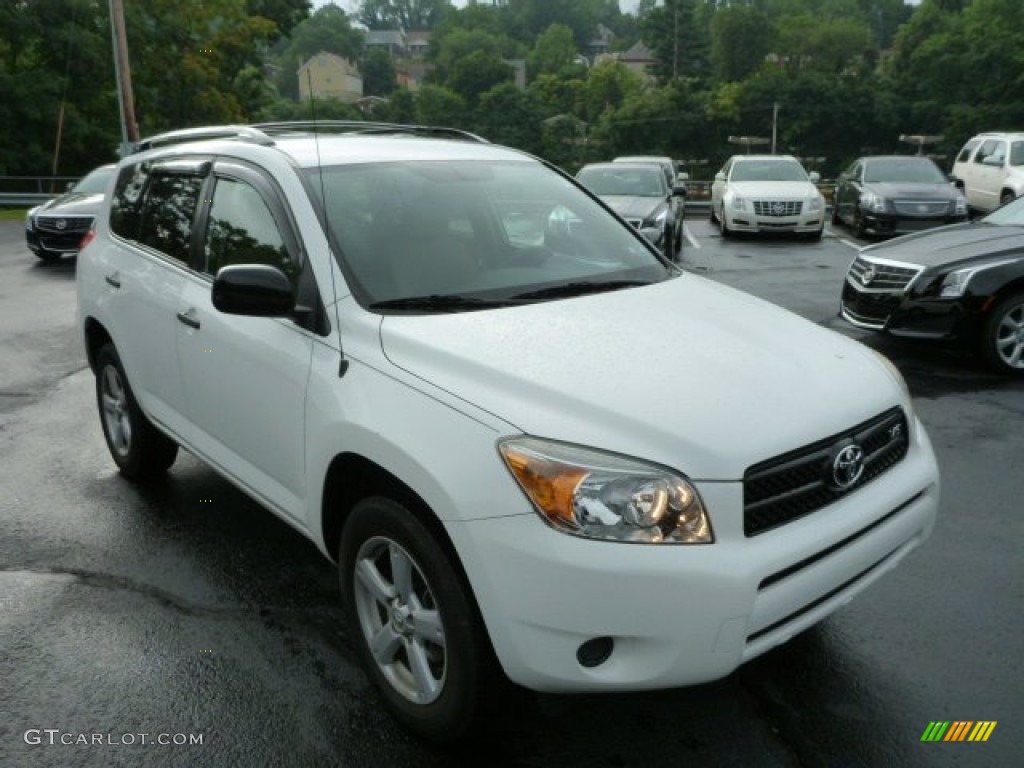 2007 RAV4 V6 4WD - Super White / Ash Gray photo #1