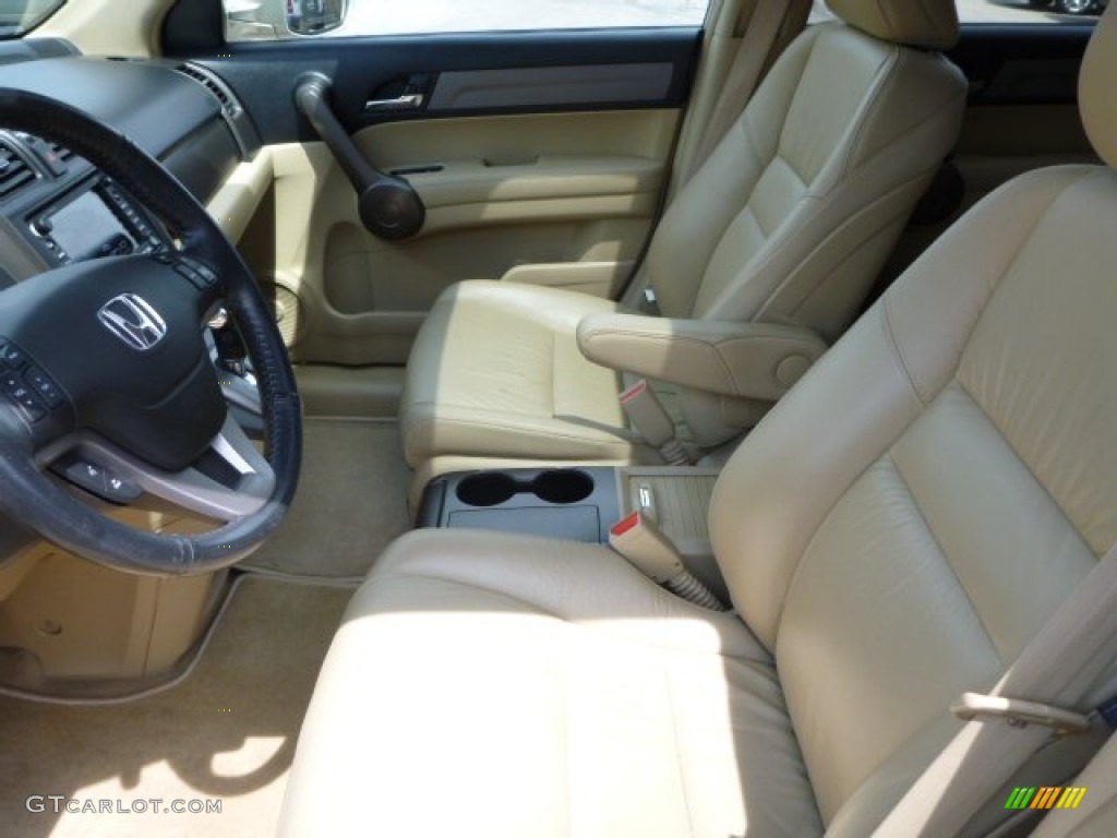 2009 CR-V EX-L - Borrego Beige Metallic / Ivory photo #11