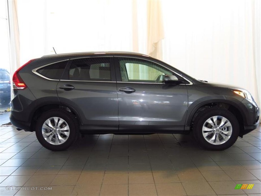 2013 CR-V EX-L - Polished Metal Metallic / Gray photo #2