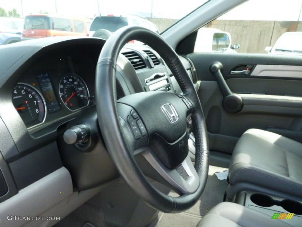 2010 CR-V EX-L AWD - Taffeta White / Gray photo #17