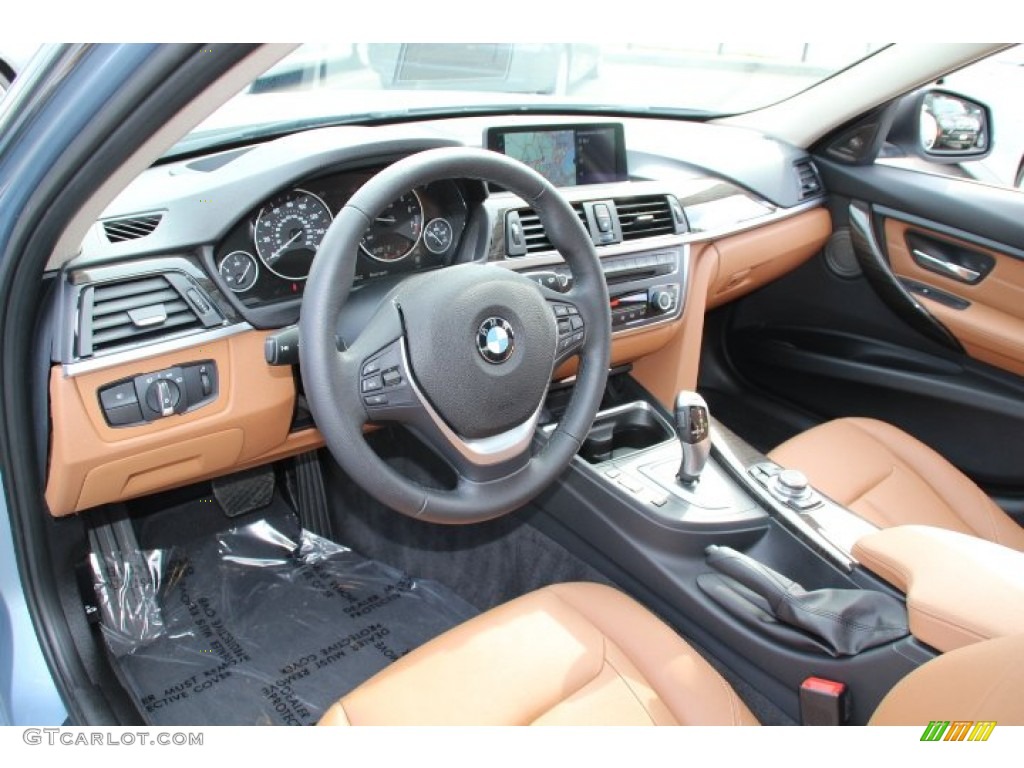 Saddle Brown Interior 2013 BMW 3 Series 328i Sedan Photo #84179669