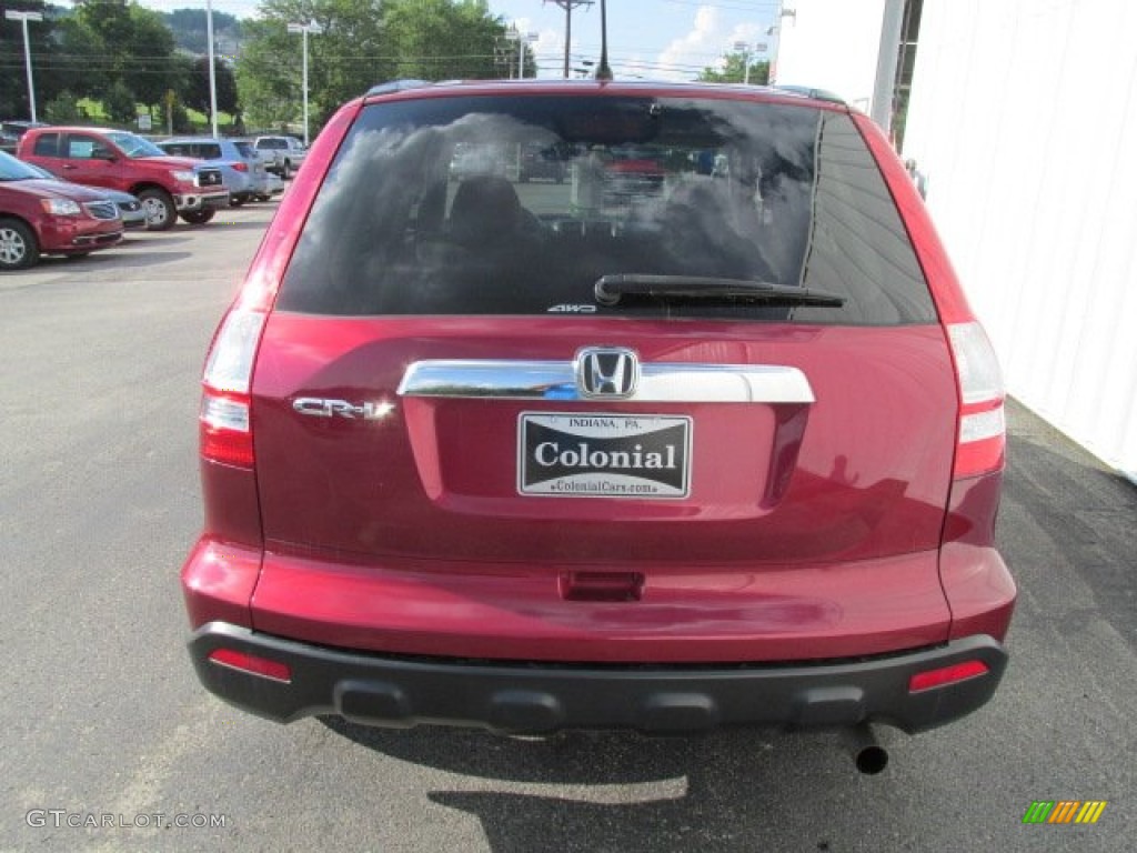 2008 CR-V EX 4WD - Tango Red Pearl / Gray photo #9