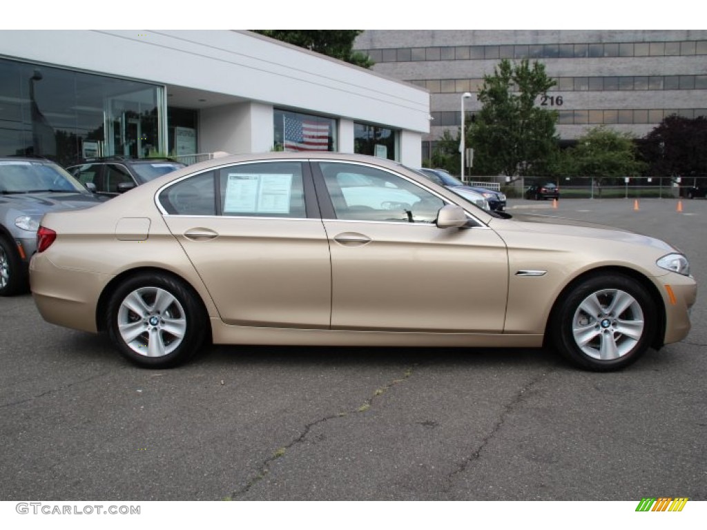 Milano Beige Metallic 2013 BMW 5 Series 528i Sedan Exterior Photo #84180579