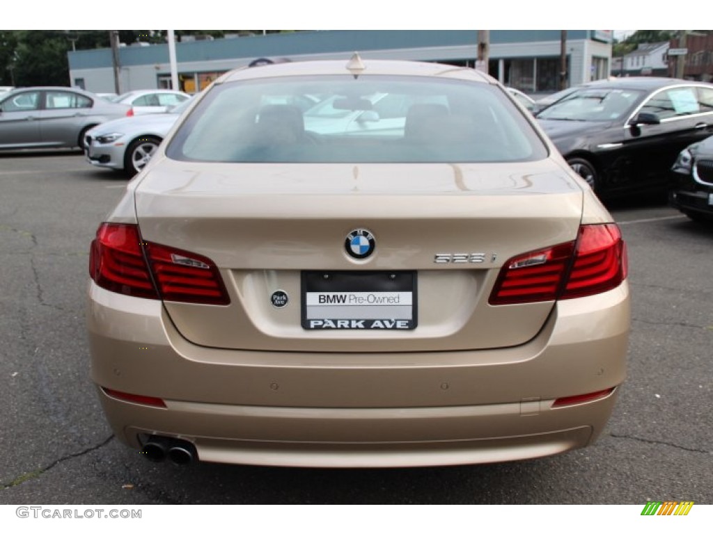2013 5 Series 528i Sedan - Milano Beige Metallic / Cinnamon Brown photo #6
