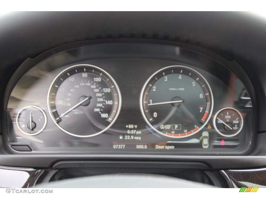 2013 BMW 5 Series 528i Sedan Gauges Photo #84180828