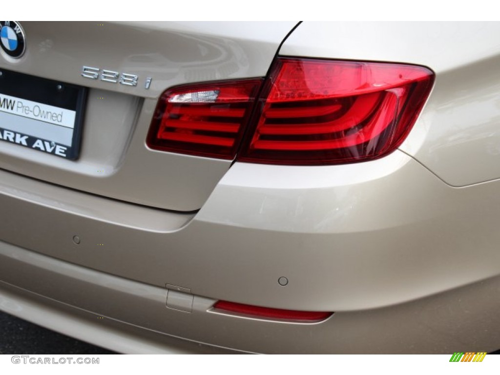 2013 5 Series 528i Sedan - Milano Beige Metallic / Cinnamon Brown photo #22