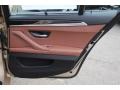 Cinnamon Brown 2013 BMW 5 Series 528i Sedan Door Panel