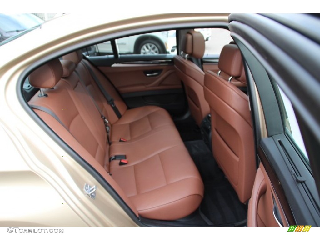 2013 BMW 5 Series 528i Sedan Rear Seat Photo #84180909